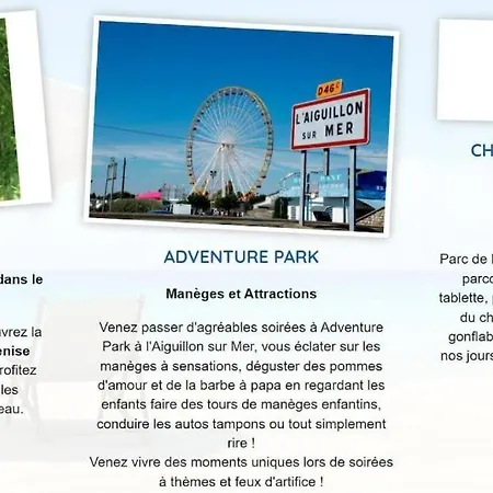 4 Pers. Avec Piscine Commune Proche Longeville-sur-Mer
