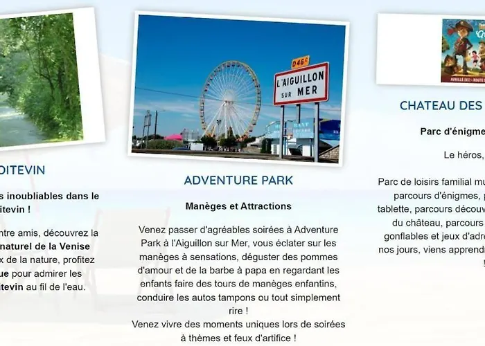 4 Pers. Avec Piscine Commune Proche Longeville-sur-Mer